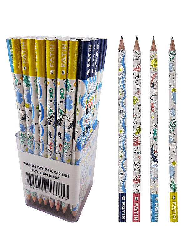 Fatih 17710 (HB) grahite – 72 Pencils (sea World)