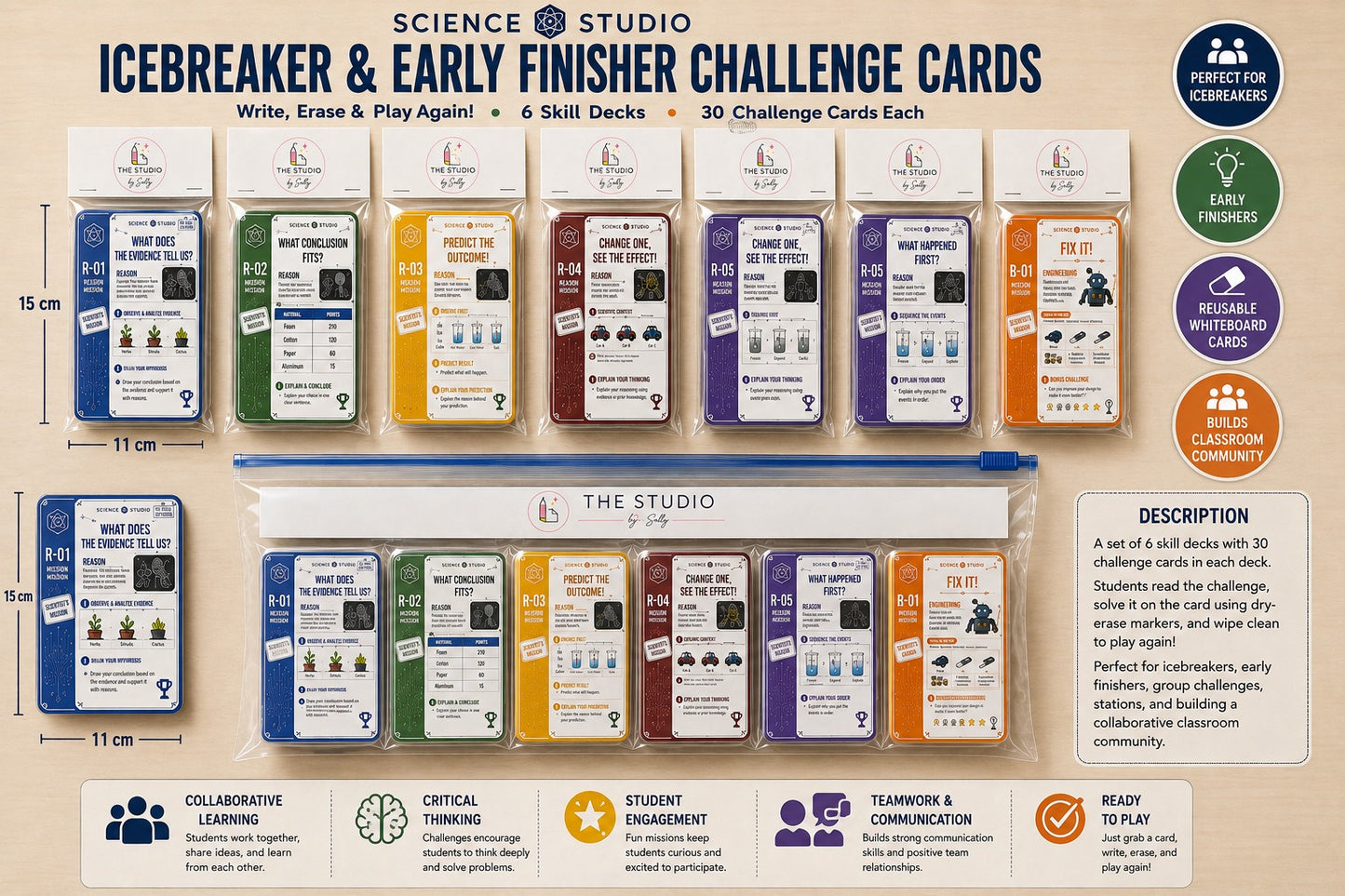 Icebreaker & Early Finisher Challenge Cards