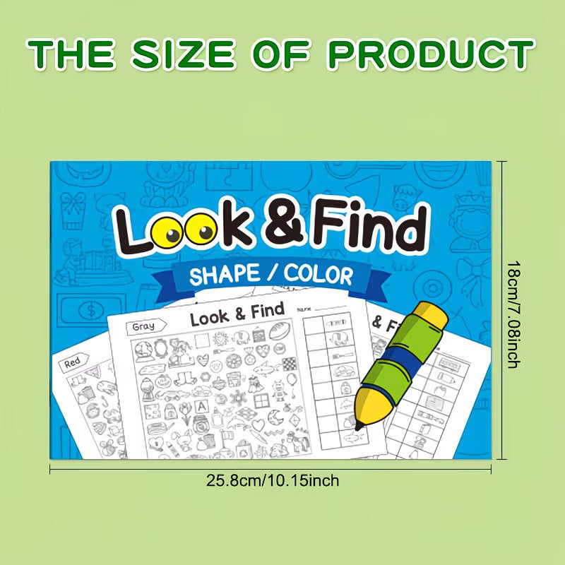 Engaging Hidden Object Book for Children, Explore And Discover - 32 Pages