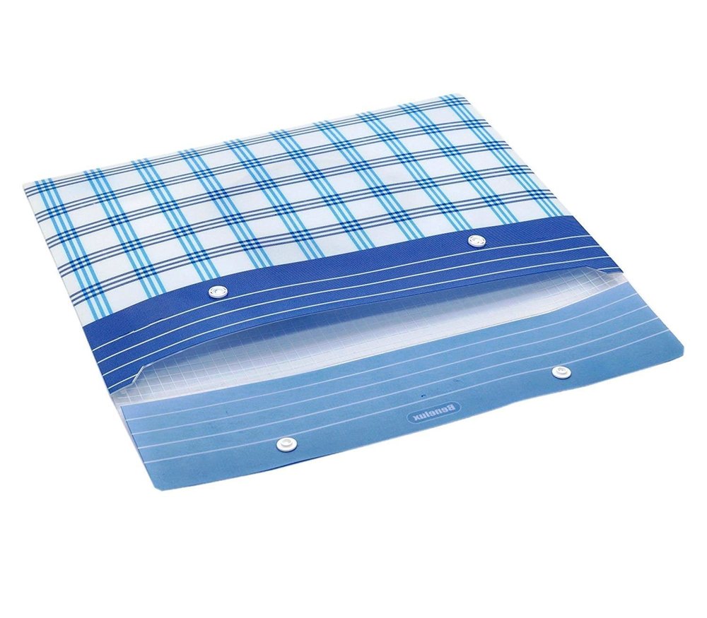 A4 Plastic Document Folder with Snap Button
