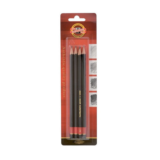Koh-I-Noor, 4 pcs Set of Graphite Pencils 1935