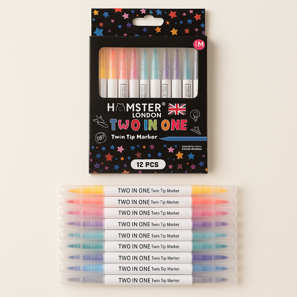 Hamster London Two In One Twin Tip Marker Pack