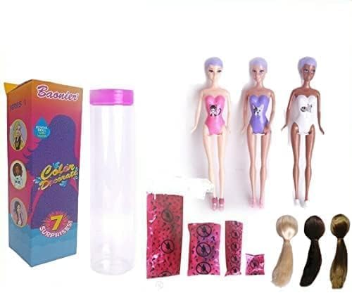 Color Reveal Doll with 7 Surprises  4 Mystery Bags