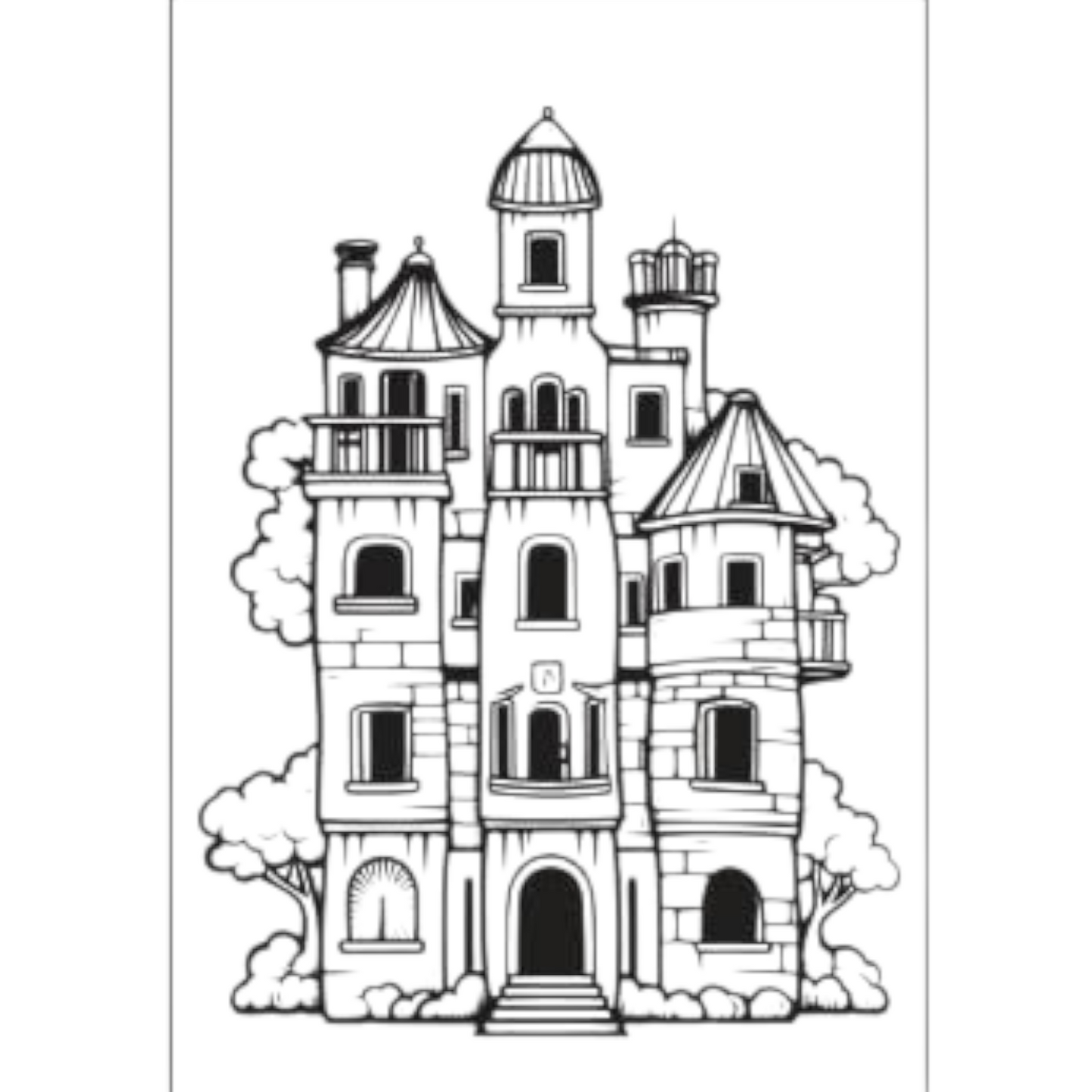 City Scenes Coloring Book - 40 Pages A4