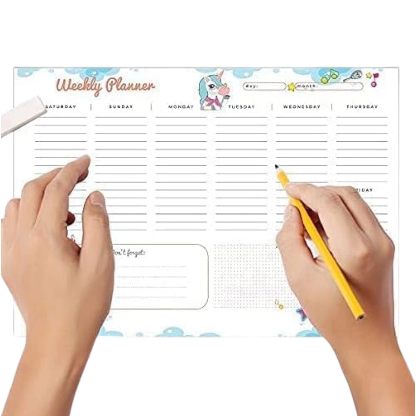 Yassin To Do Weekly Planner - A4-52 Sheets - no: 1117