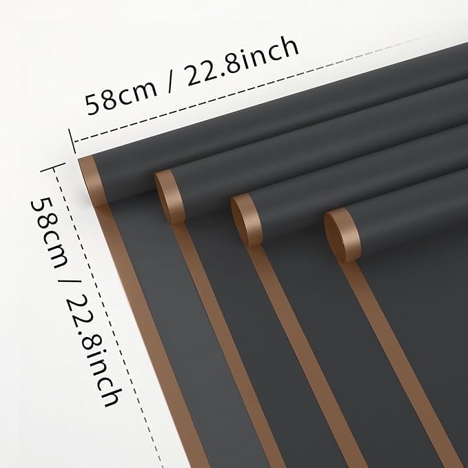 Flower Wrapping Paper, 1 Sheet - Waterproof - 1 Sheet