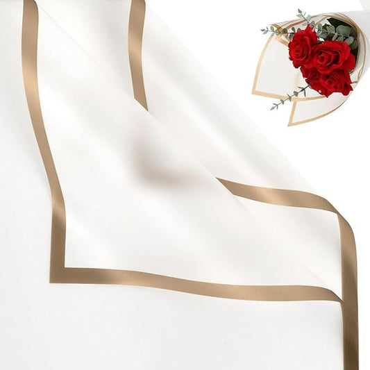 Flower Wrapping Paper, 1 Sheet - Waterproof - 1 Sheet