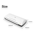 Laminator Pouch thickness:70-125mic laminating size:A4 - White