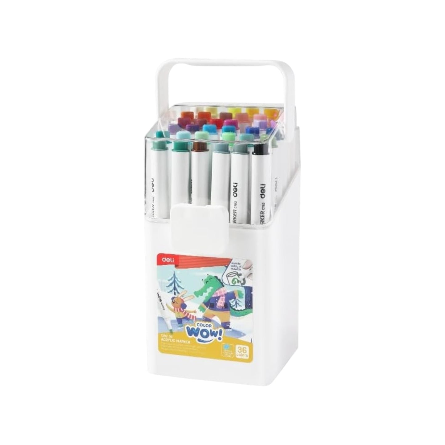 Deli C192 Acrylic Marker Set of 12/36/48/60