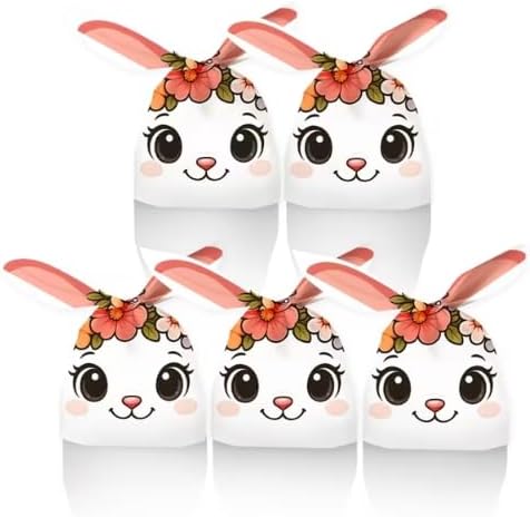 Easter & Sham El Nessim Bunny Treat Bags (5 PCS) – Gift Bags 22×13cm