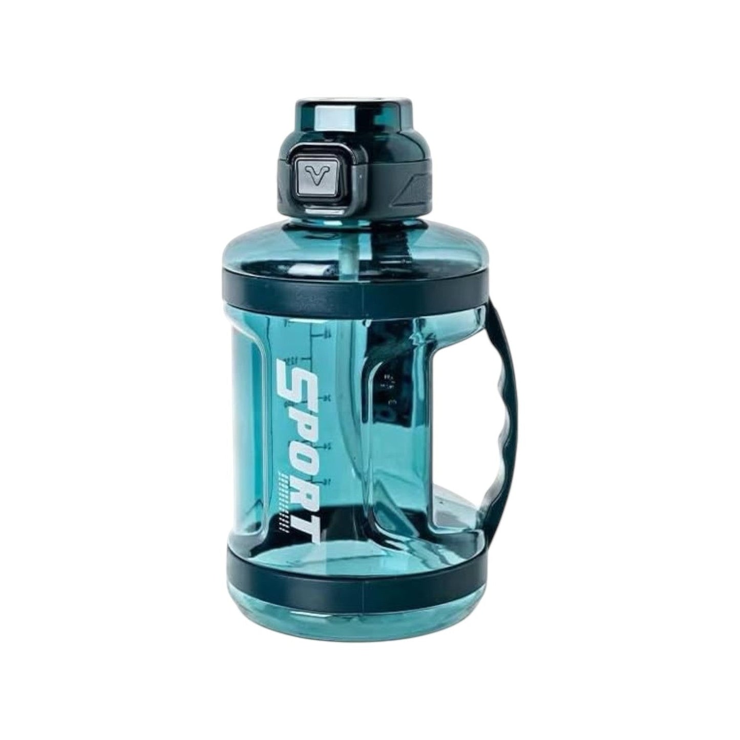 Transparent Sports Water Bottle With Handle