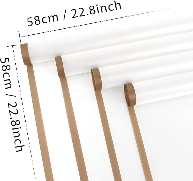 Flower Wrapping Paper, 1 Sheet - Waterproof - 1 Sheet