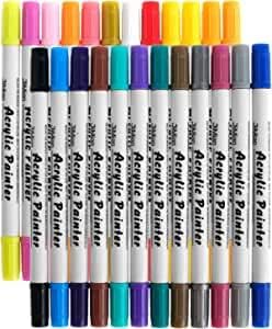 Set of 12 - 24 - 36 Acrylic Paint Pens, Metallic Colors
