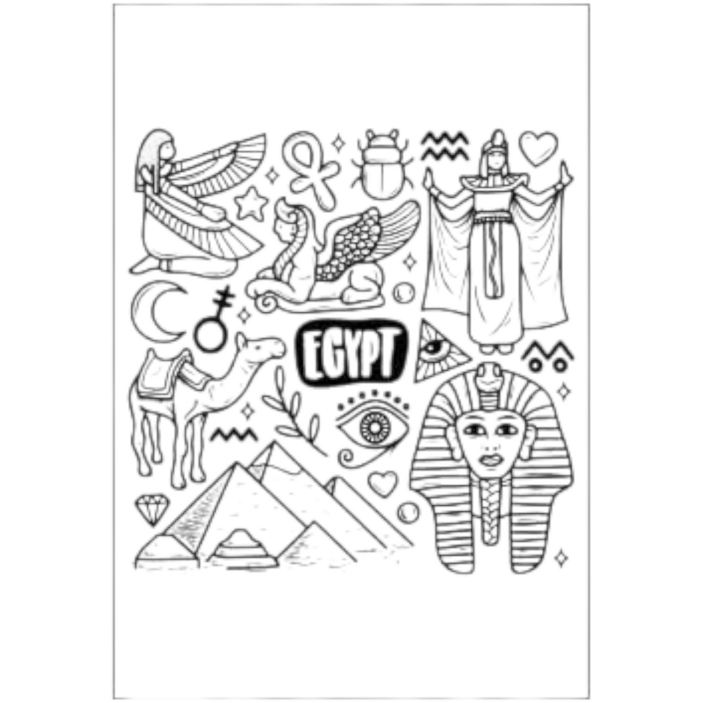 City Scenes Coloring Book - 40 Pages A4