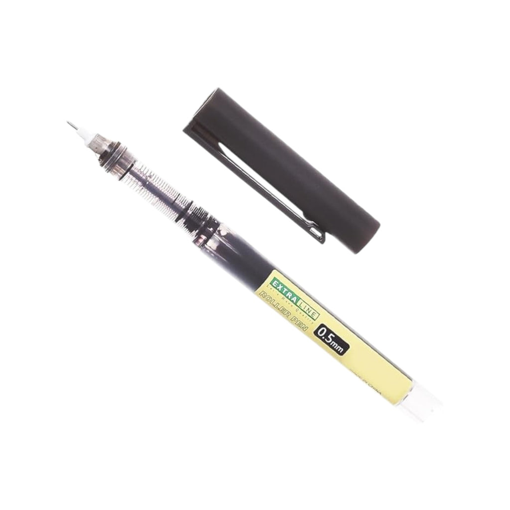 8 Disposable Roller Pen 0.5 mm Pack of 8 Colors - Multi Color
