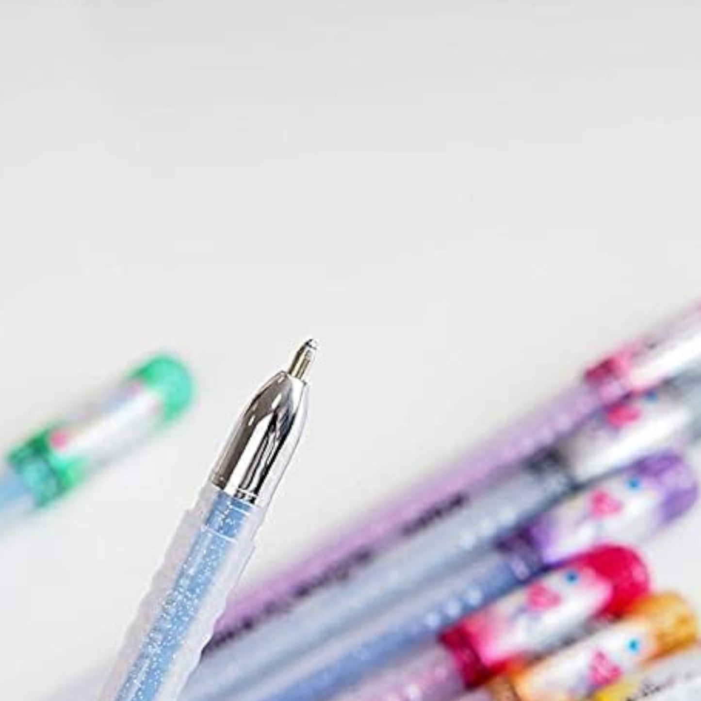 M&G 8 Pens Gel  Flash Colors Set Multicolor