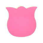 Elite Stationery House pink tulip-shaped sticky note pad for office and school stationery