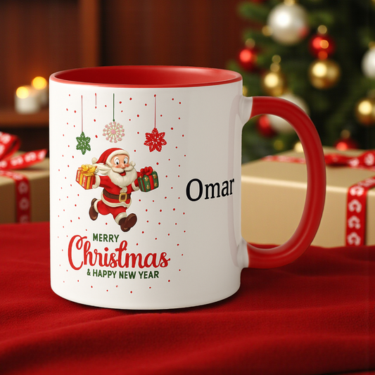 Christmas Santa Personalised Mug