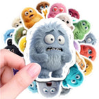 50 pcs Personalized Emotion Monster Cartoon Stickers