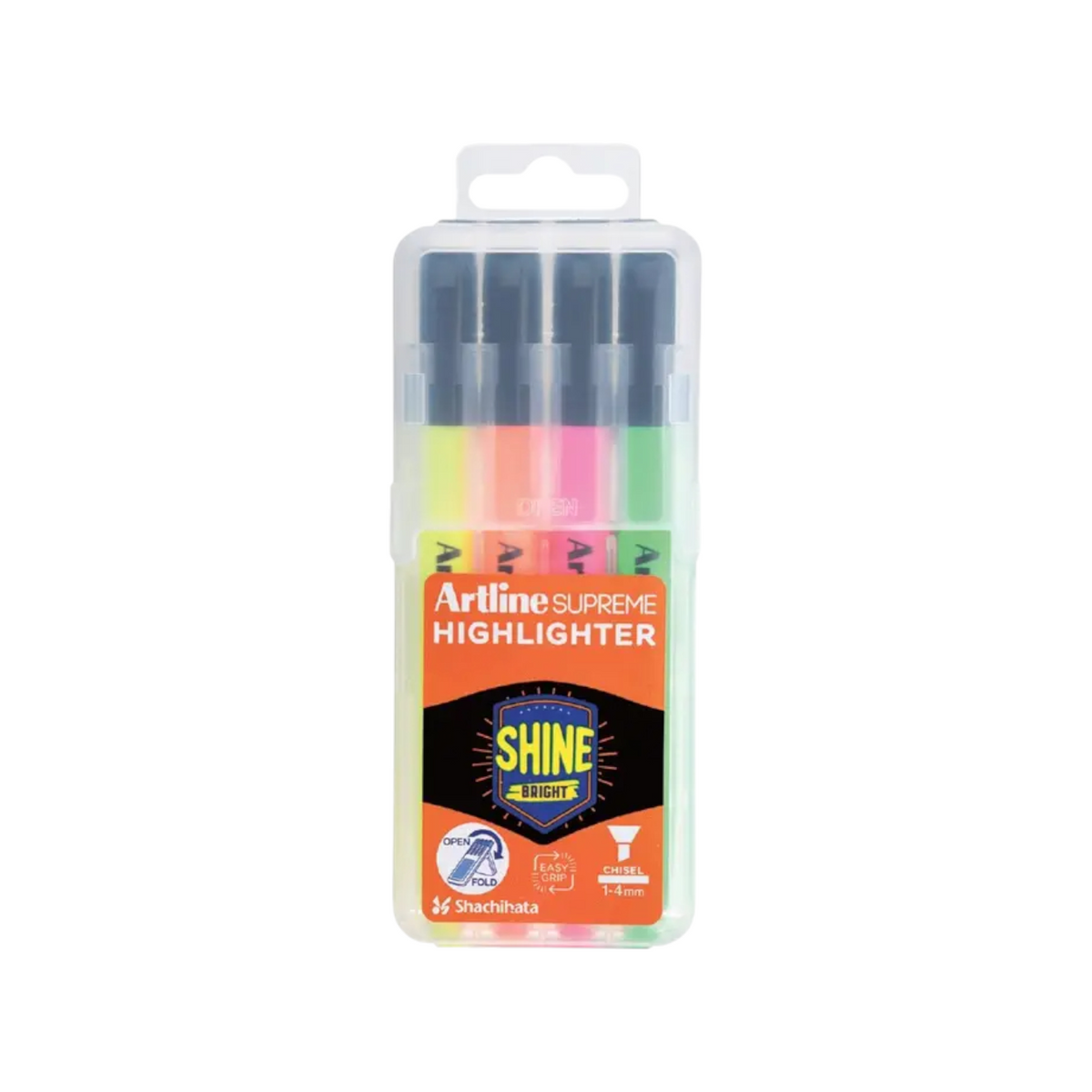 Artline Supreme Highlighter Set Of 4pcs