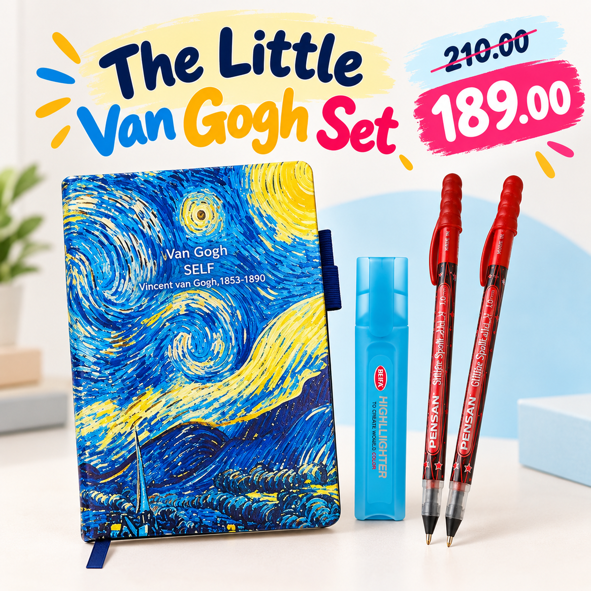 The Little Van Gogh Set – 4 Pieces