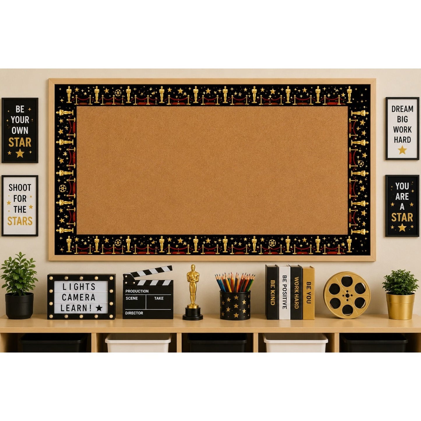Hollywood Awards Bulletin Board Border - Pack of 12 ( 8 m )