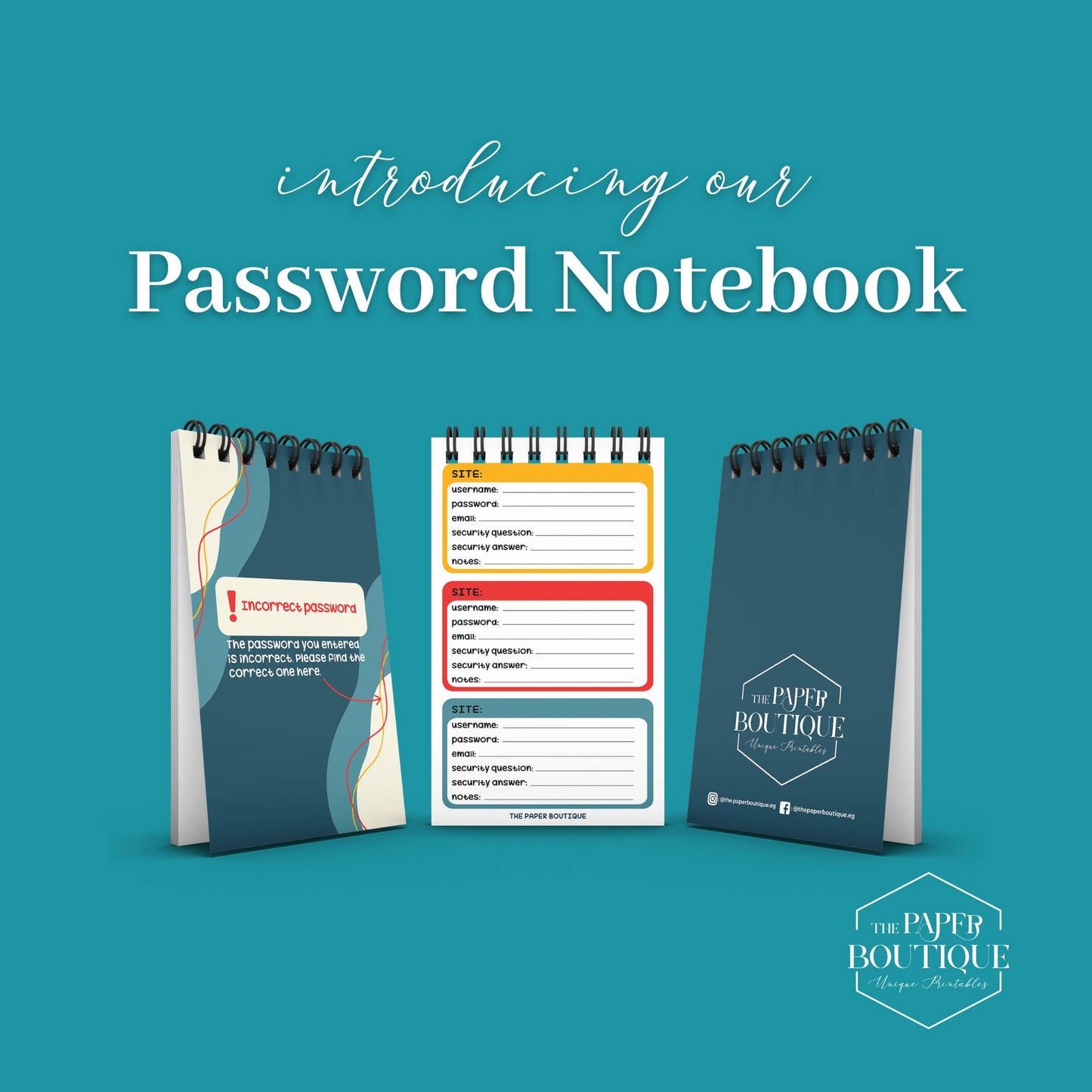 Password Notebook