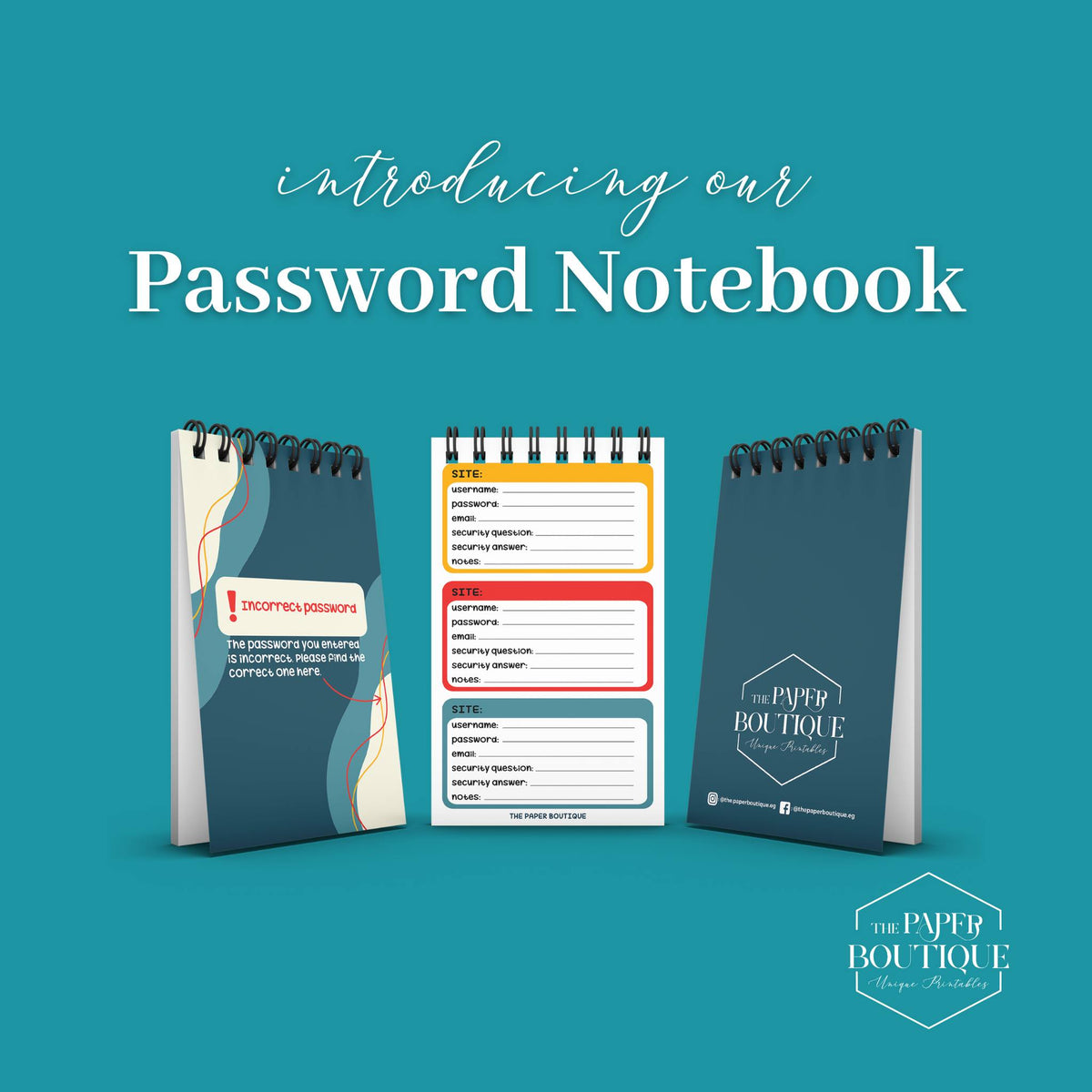 Password Notebook