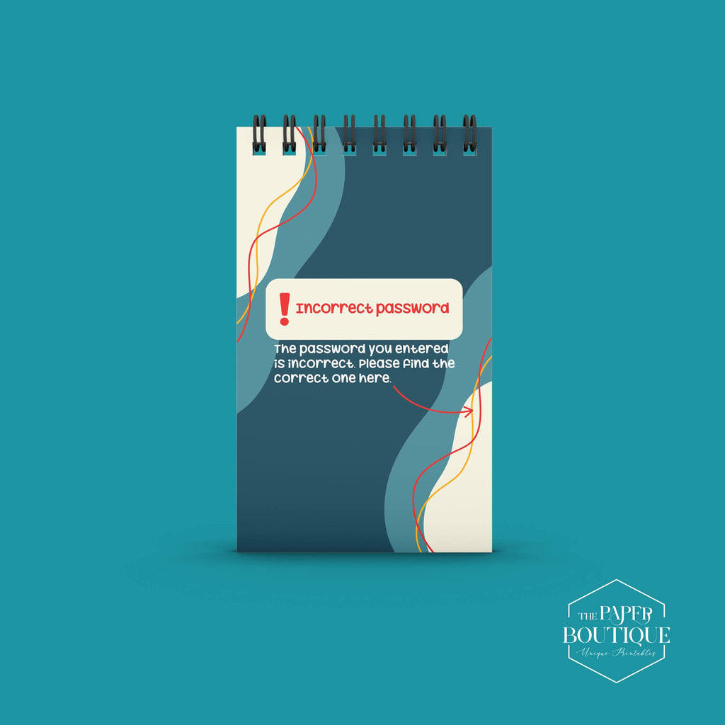 Password Notebook