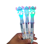 Stitch Pens 0.5mm 6-in-1 Retractable Ballpoint Pens 6 Colors