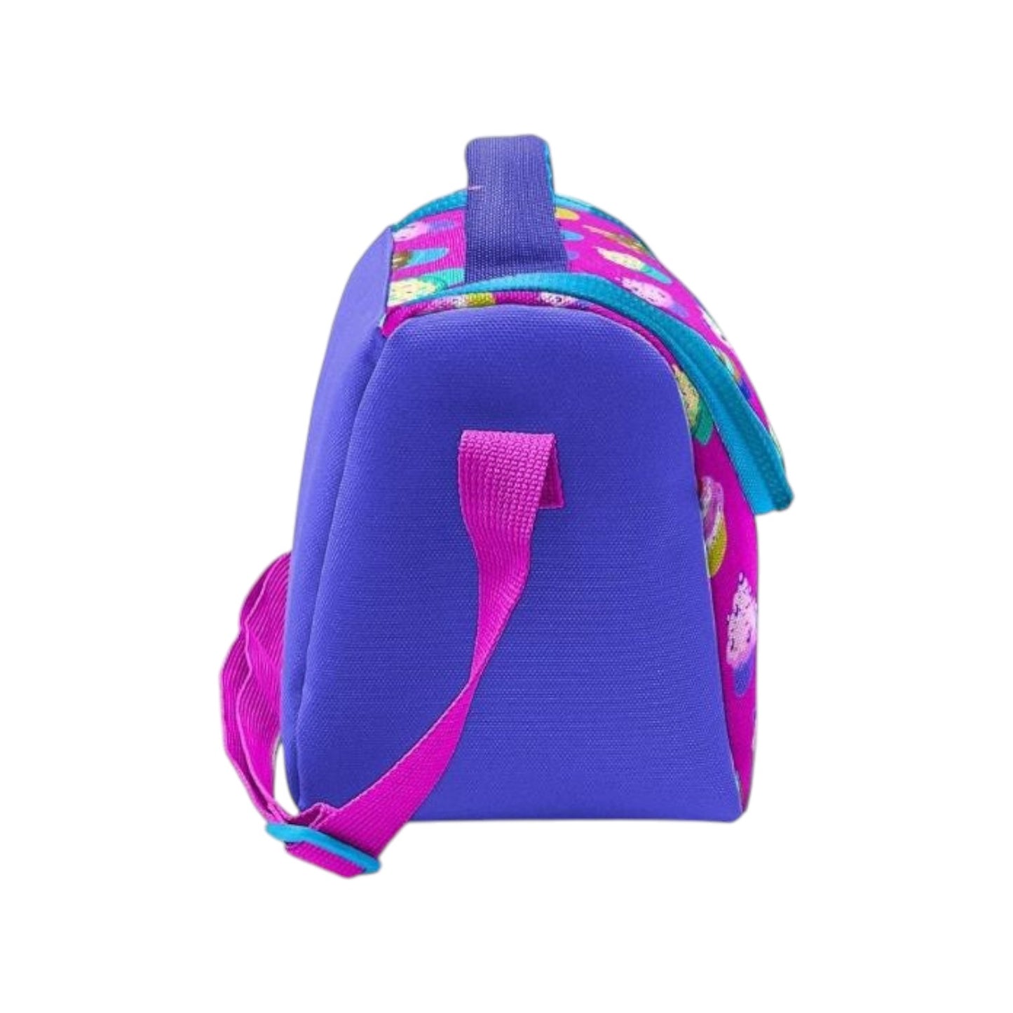 Coral High Kids Thermal Lunch Bag - Lavender Pink Cupcake Patterned