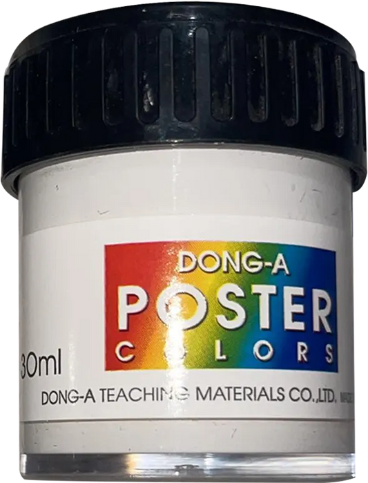 DONGA Poster Paint Set, 30ml, White, DONGA.30CC