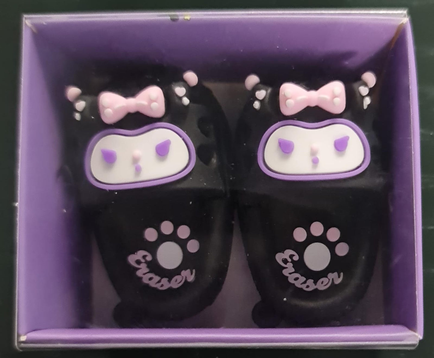 A Pair of Character Slippers Erasers