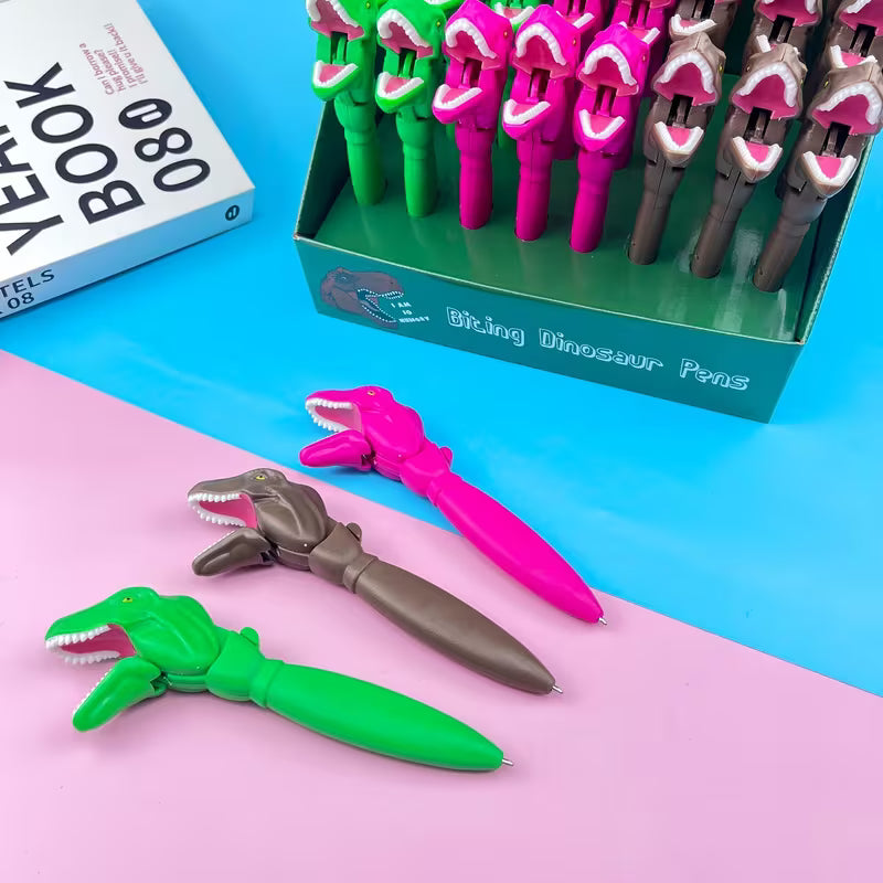 Big-Mouthed Dinosaur, Fun Office And School Stationery, 1 Pen
