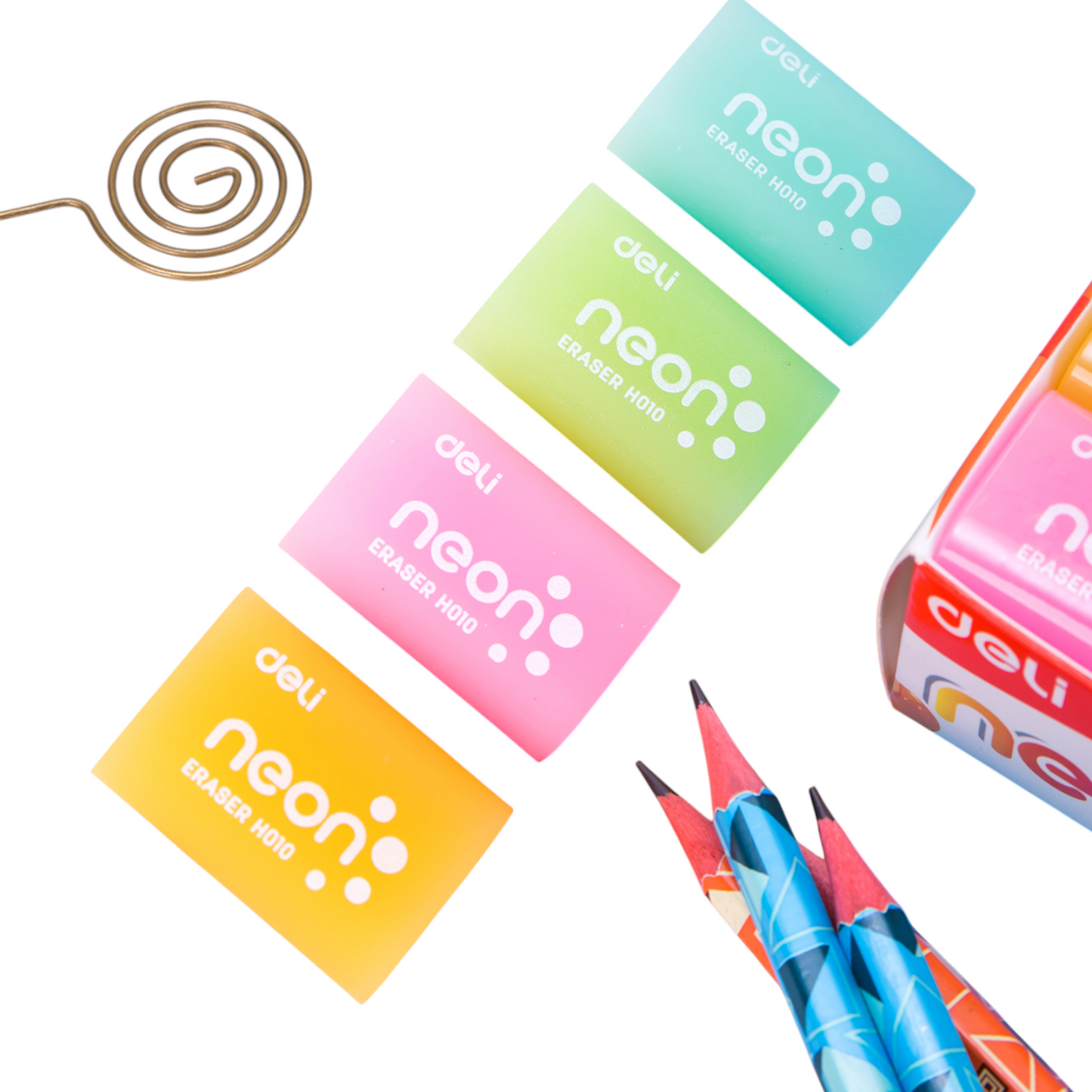 Deli Neon Eraser 1 Piece