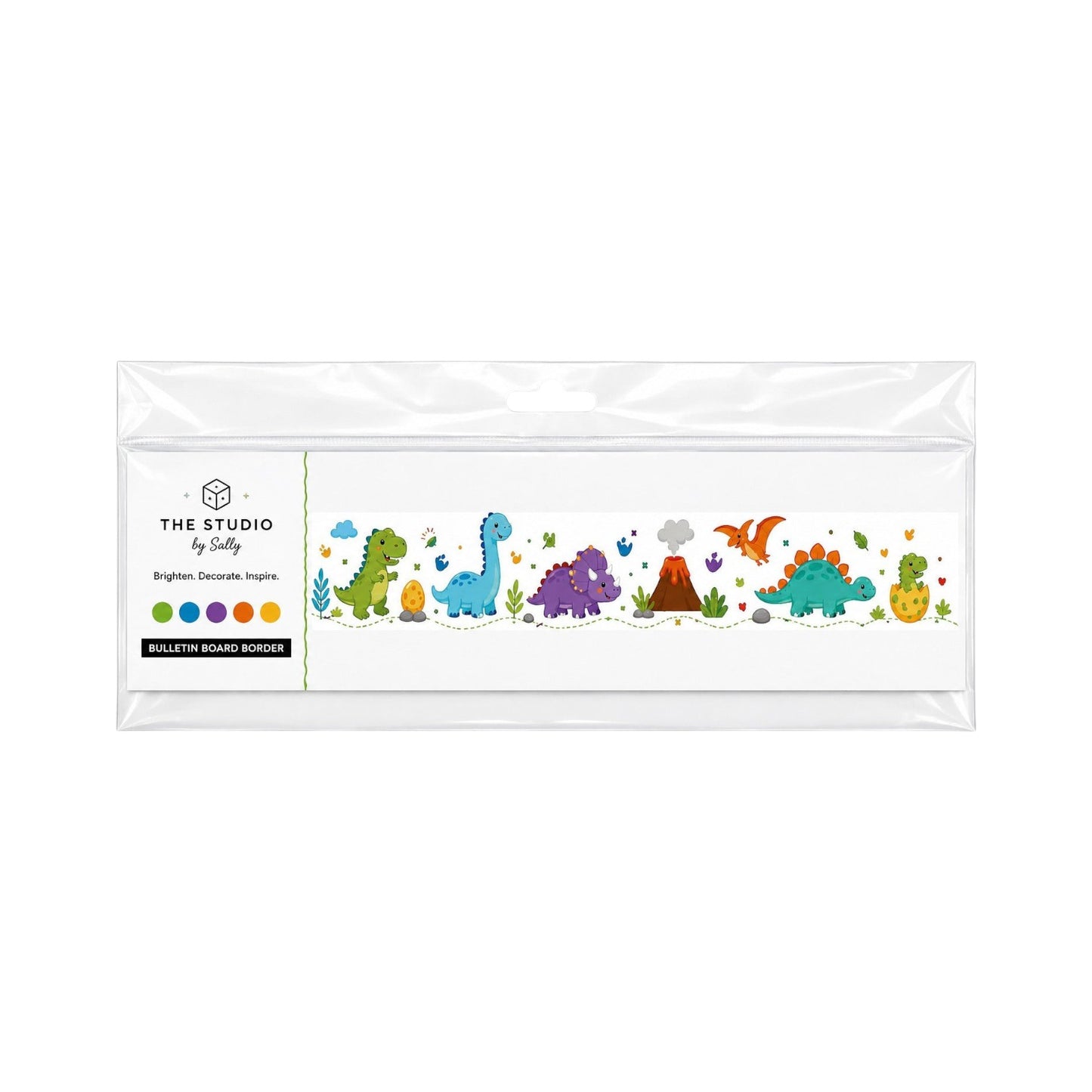 Dinosaur Bulletin Board Border - Pack of 12 ( 8 m )