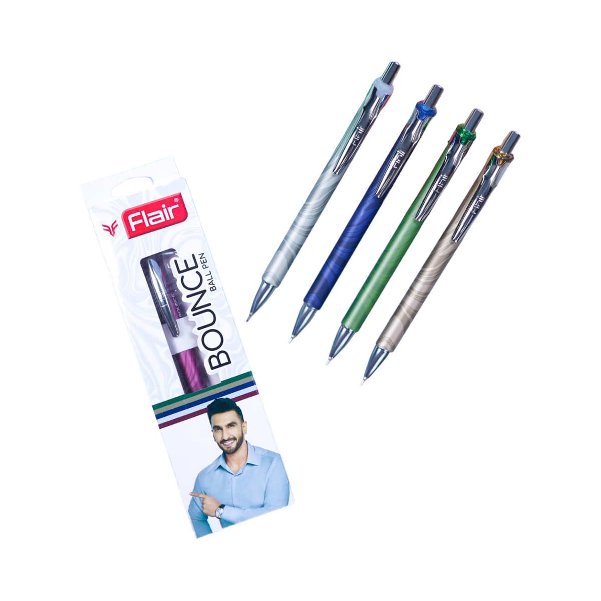 Flair Bounce Ball Pen Blue 0.7 mm - 1 Pen