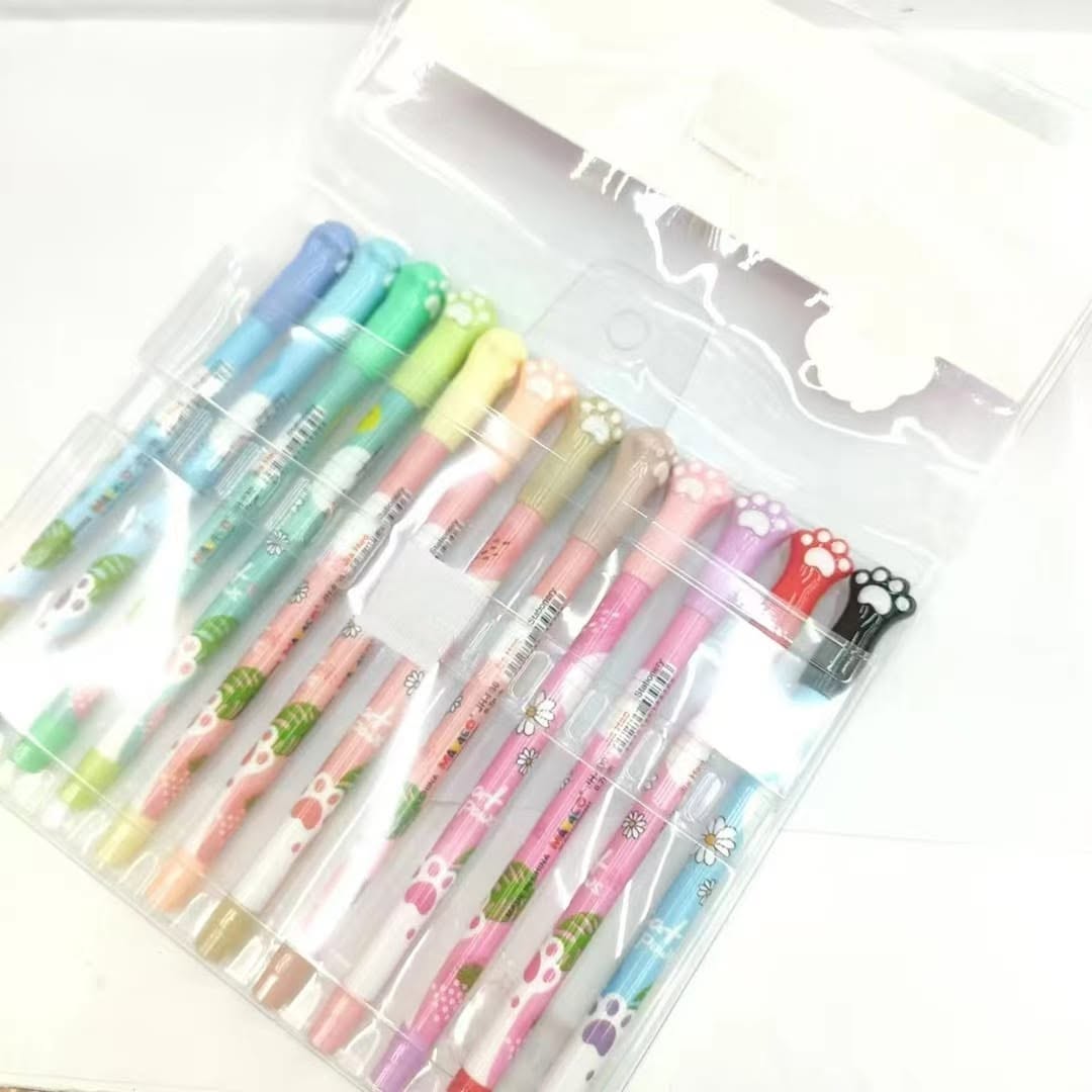 Macaco "Cat Paws" colored ballpoint pens