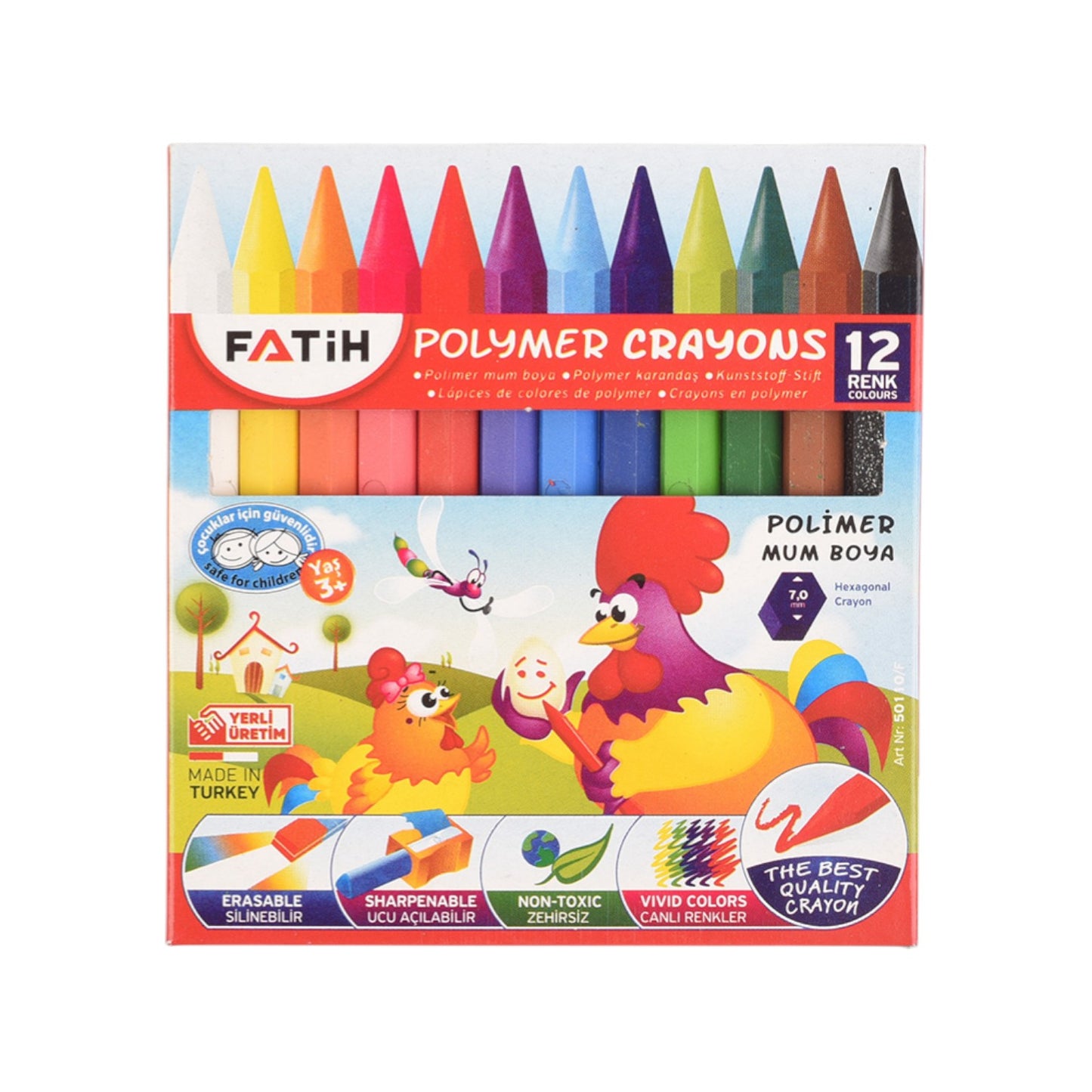 Fatih 50110 Component wax – Set of 12 colors