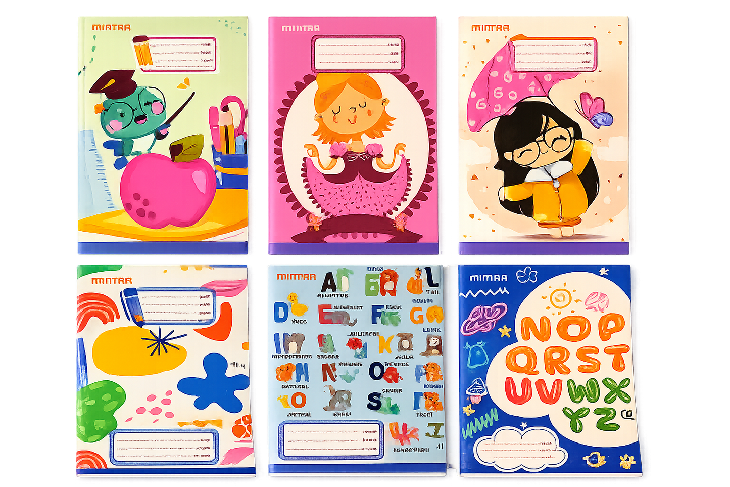 60 Sheets  Mintra Stapled Notebook, A5 (14.8 × 21cm), Lined