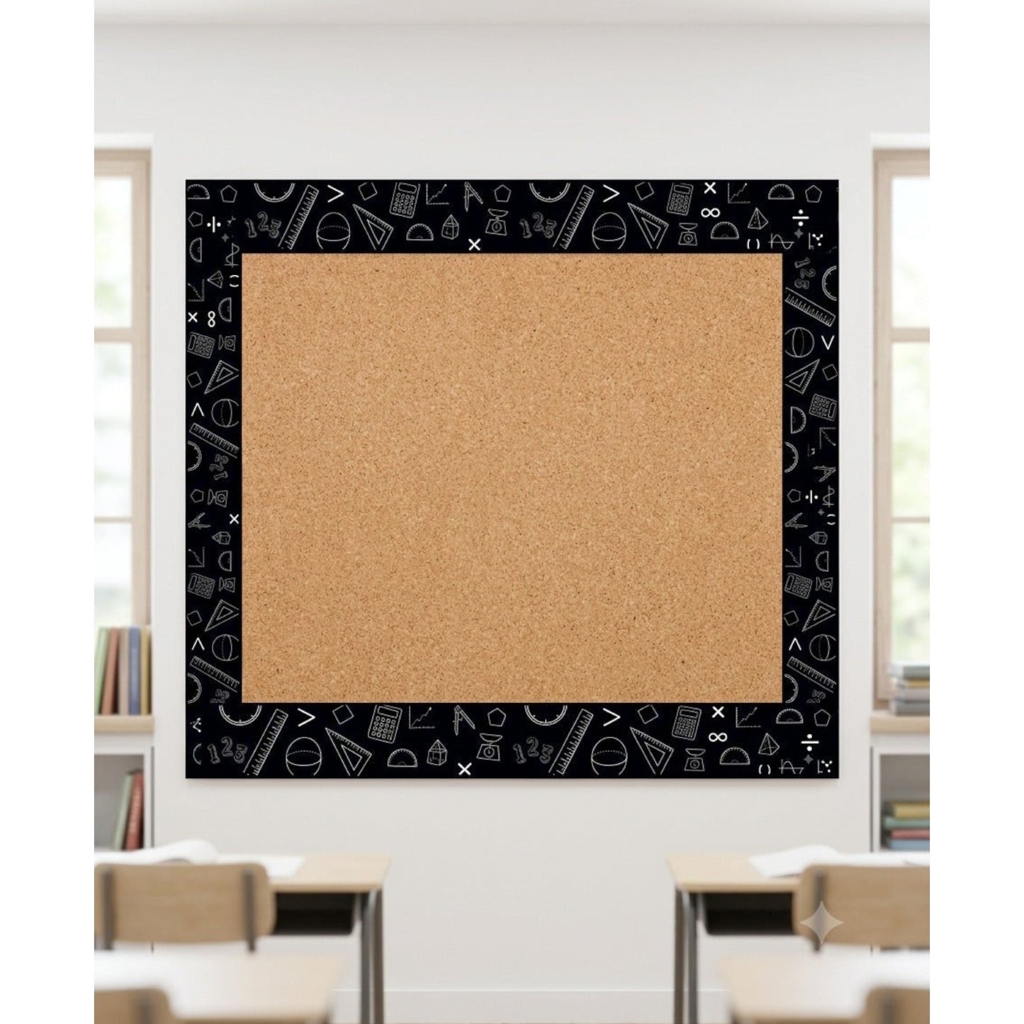 Math Chalkboard Bulletin Board Border - Pack of 12 ( 8 m )