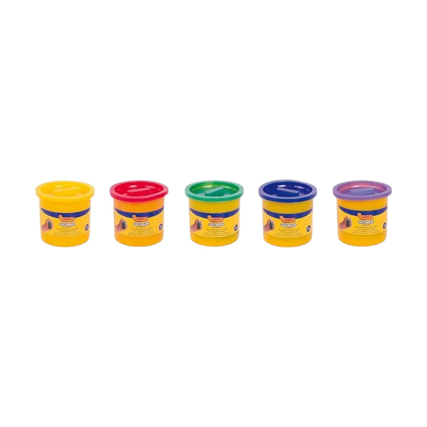 Jovi Blandiver Neon Set of 5 Soft Dough