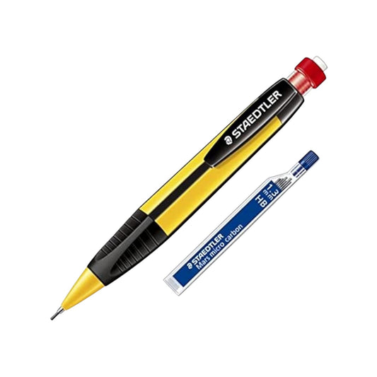 STAEDTLER Mechanical Pencil 1.3mm with Pack of 6 Refill Lead Graphite - 771 Bk