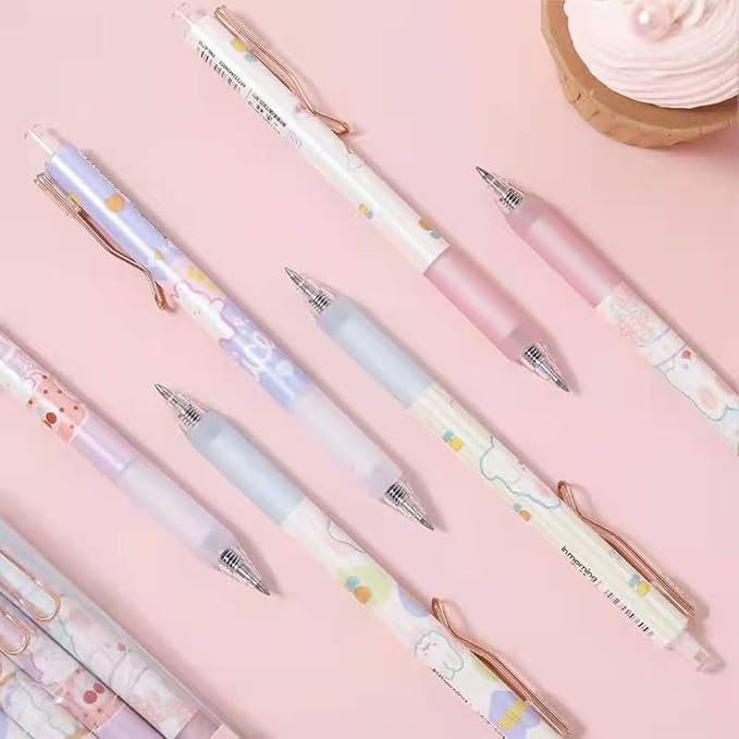 Cute Pastel Gel Pens – 0.5mm | Assorted Designs - 1 Pen