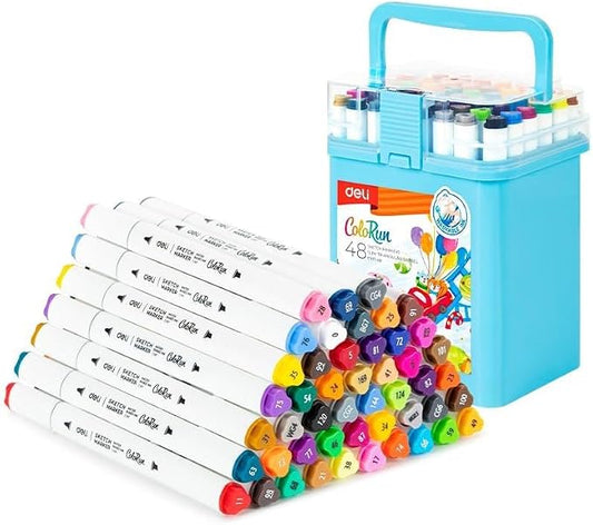 48  Deli, EC187-48SKETCH MARKER SET