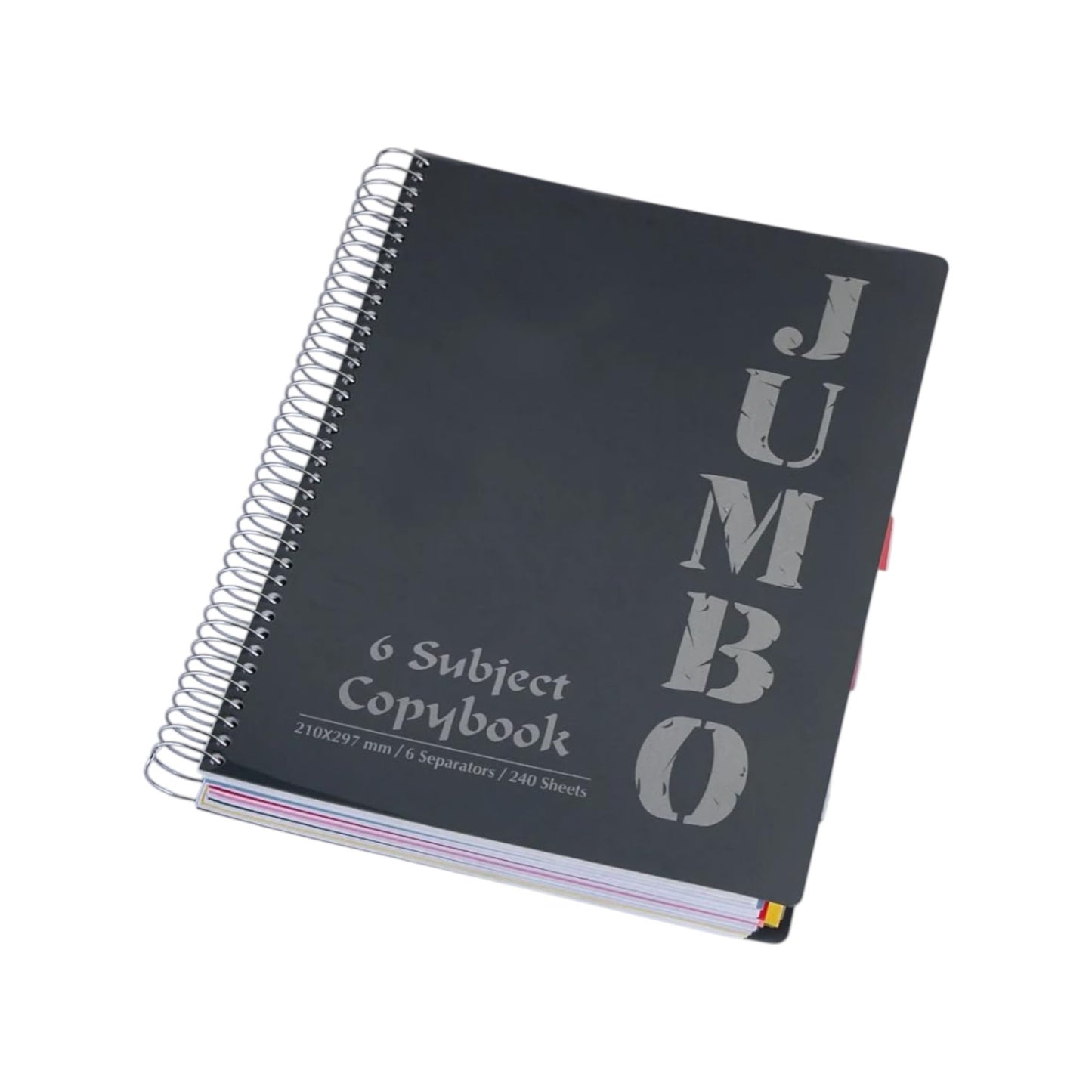 Mintra Jumbo Spiral Notebook 6 Subjects 240 Sheets A4
