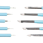 13pcs Polymer Modeling Clay Sculpting Tools, Dotting Pen, Silicone Tips, Ball Stylus