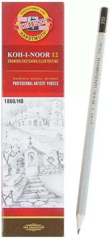 KOH-I-NOOR HB Wooden Pencil Model 1860