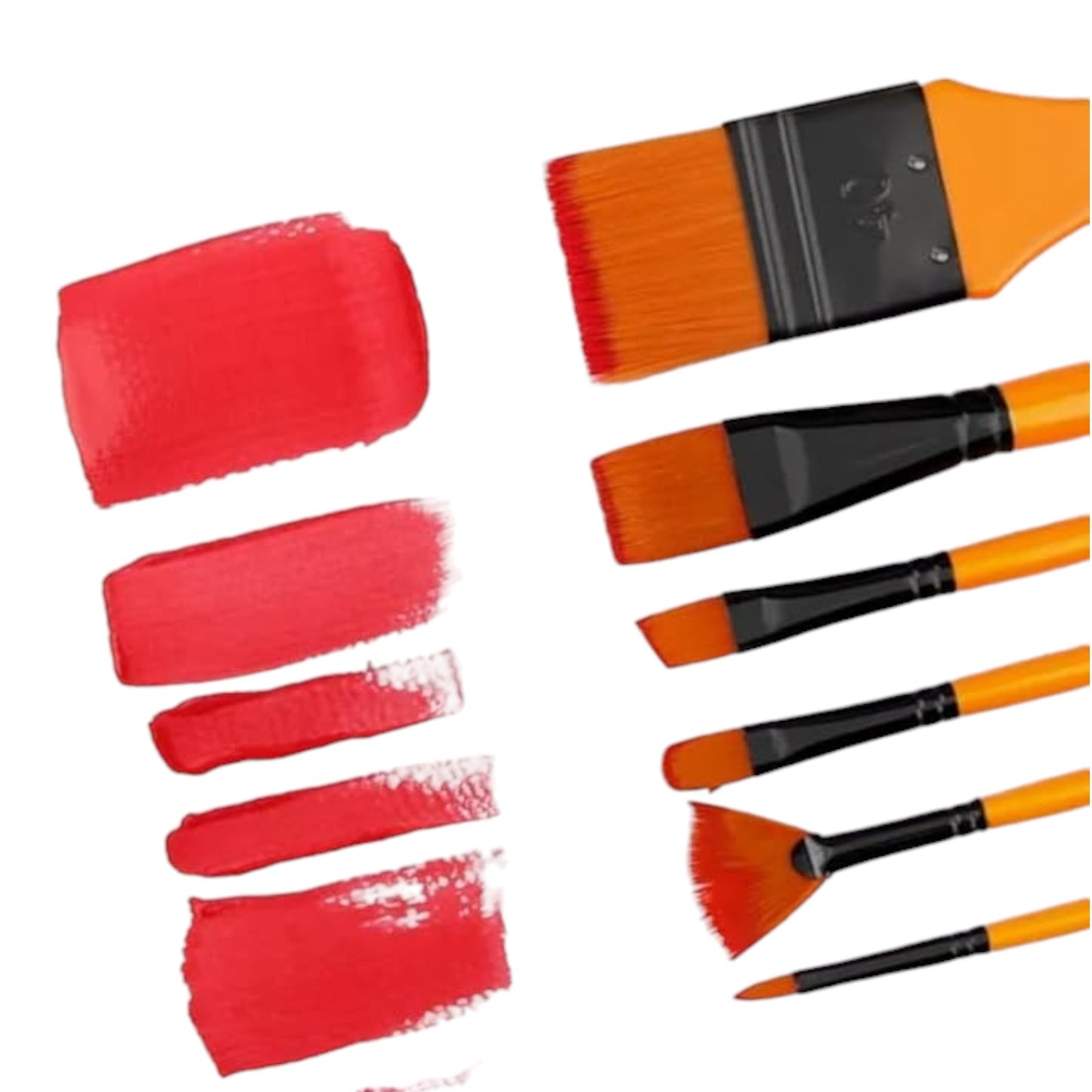 High Quality Paint Brush with PVC Bag Artist Paint Brushes