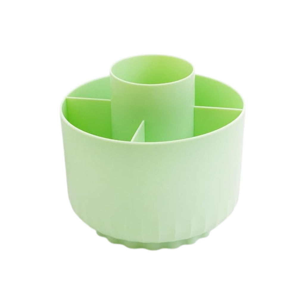 360 Degree Rotating Pen Holder Desk Organizer with 5 Compartments